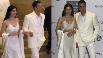 As He and His Niece Simar Bhatia Walk Up to the HT India’s Most Stylish Awards, Akshay Kumar Takes Her Hand and Poses for Pictures.