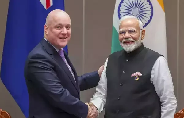 New Zealand PM Christopher Luxon to Visit India From March 16 to March 20, 2025 on PM Modi’s Invitation