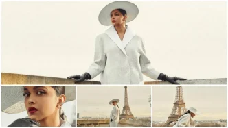 At Paris Fashion Week, Deepika Padukone Looks Stunning in White, and Ranveer Singh’s “Have Mercy” Reaction Wins Hearts. See Pictures