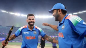 How many games do Virat Kohli and Rohit Sharma play for India before the ODI World Cup in 2027?