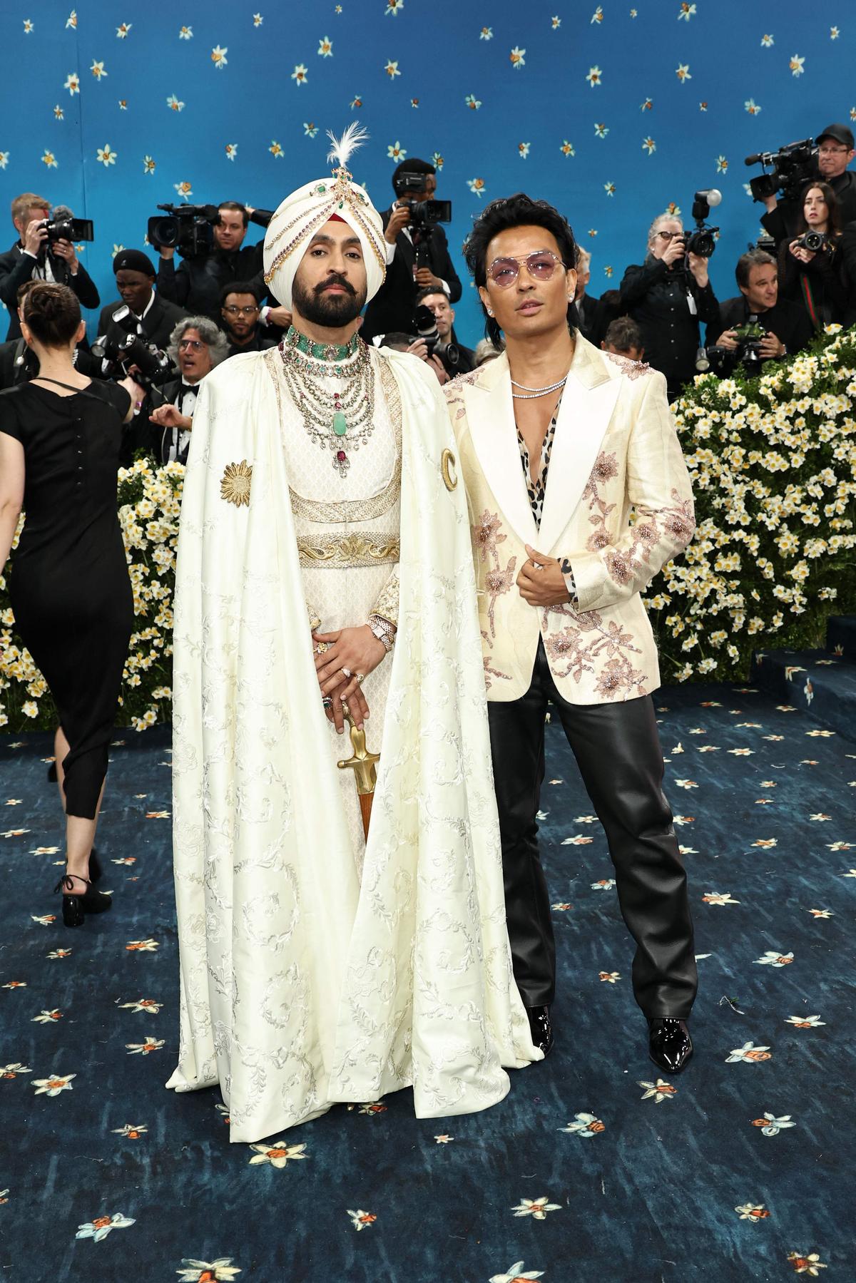 Diljit Dosanjh and Prabal Gurung attend the 2025 Met Gala