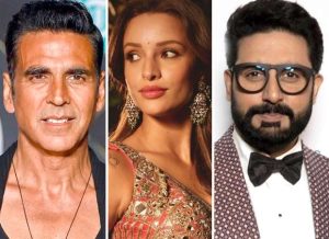 Akshay Kumar, Triptii Dimri, Abhishek Bachchan, and other celebrities commemorate the 75th anniversary of Nadiadwala Grandson Entertainment.