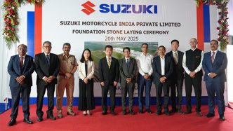 Suzuki lays foundation for new motorcycle plant in India