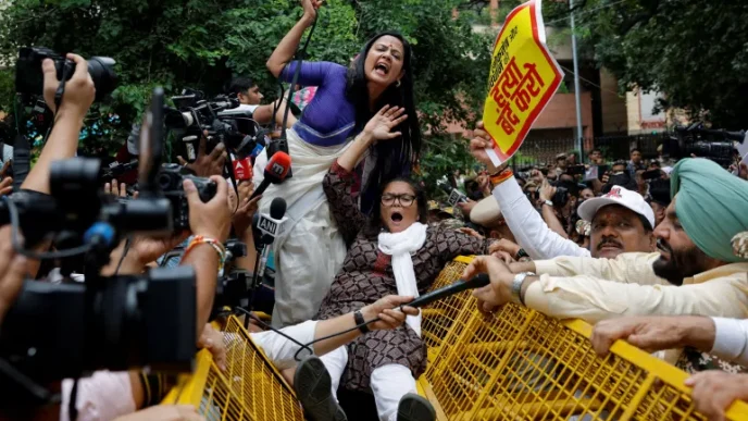 India’s opposition protests against electoral roll revision