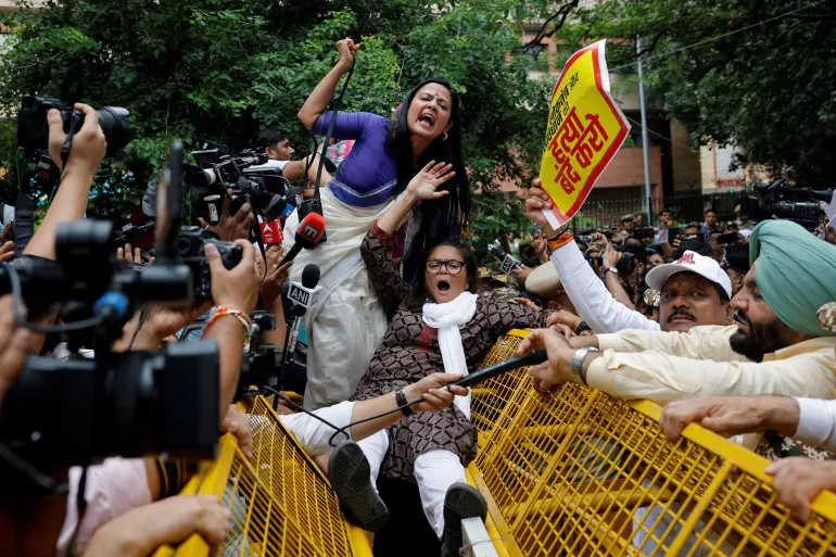 India’s opposition protests against electoral roll revision